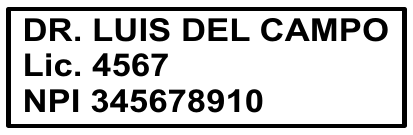 Ejemplo de impresión — 4910