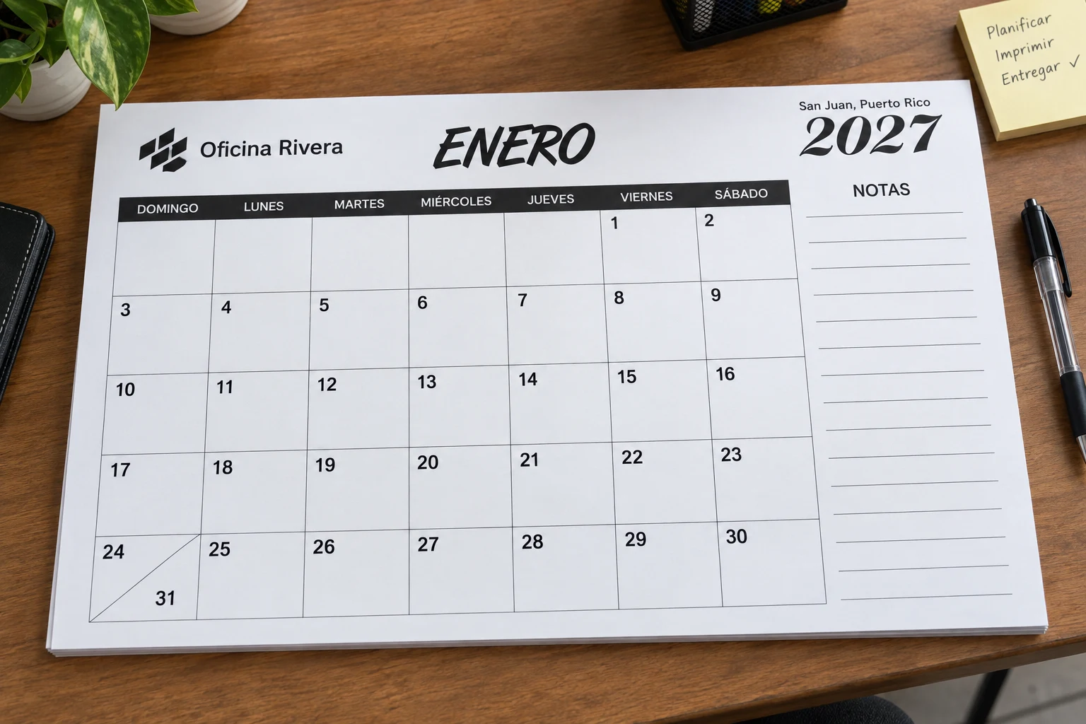 Calendarios — Imagen ilustrativa